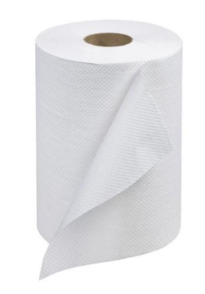 Picture of White Crank Roll Towels  7.75 inch. x 350' 12/case