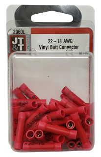 Picture of Red Vinyl Butt Connectors50/Box