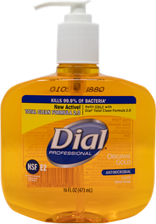 Picture of Dial Gold Antimicrobial Soap in Pump Bottle 12x16 ozs/case