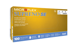 Picture of MicroFlex Supreno SE MediumPF Nitrile Gloves 100/Box