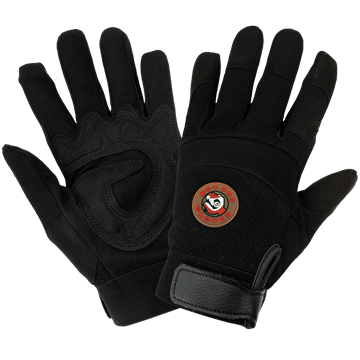 Picture of Hot Rod Spandex Over Aire Flex Synthetic Leather Gloves - Multiple Sizes