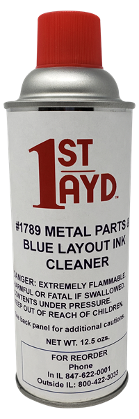 Picture of Metal Parts & Blue Layout InkCleaner 24x12.5 oz