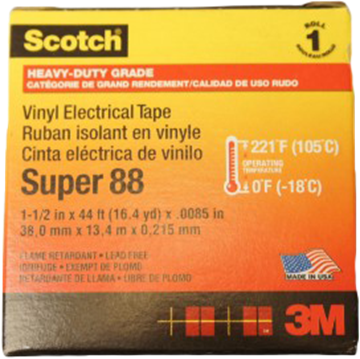 Picture of Scotch Super 88 ElectricalTape  1 1/2 in. x 44 ft.