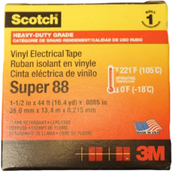 Picture of Scotch Super 88 ElectricalTape  1 1/2 in. x 44 ft.