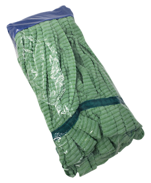 Picture of Green Microfiber Wet Mop18 oz 12/case
