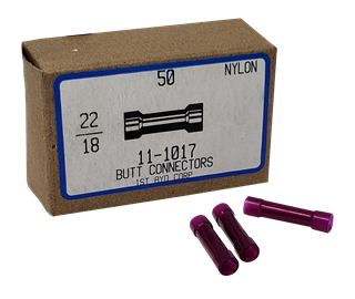 Picture of Red Nylon Butt Connectors50/Box