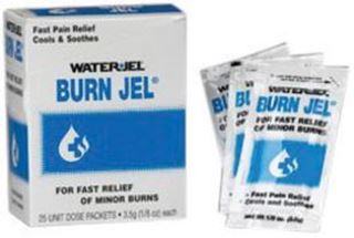 Picture of Topical Burn Gel  3.5 gram Blue and White Box25/box