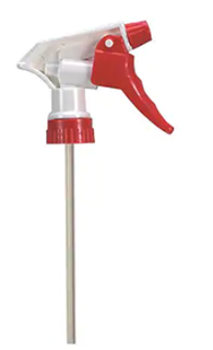 Picture of Red Trigger Sprayer w/ 9 1/4" Dip Tube 24/case