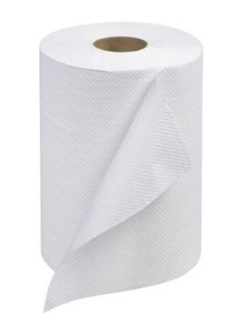 Picture of Cut N Dry White Roll Towels  8" x 550 ft 6/case