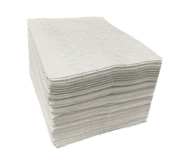 Picture of Oil Only Absorbent Pads White 17" x 19" 100/bag