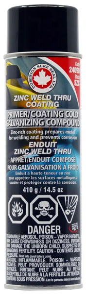 Picture of Hi-Build Zinc Weld Thru Primer12x14.5 oz/case