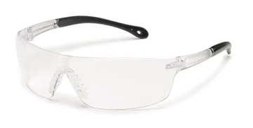 Picture of Safety Glasses-Squared Clear Lens Clear Temple 10/box