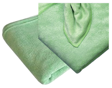 Picture of Jumbo Microfiber Towels Green 27"x36" 330gsm 24/case