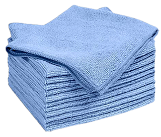 Picture of Microfiber Towels Blue 16" x 16" 300gsm 50/bag 4 bags/case