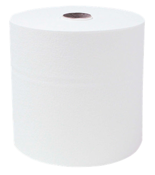 Picture of Proknit White Jumbo Roll 12" x 12" Heavy Weight 875 sheets/roll