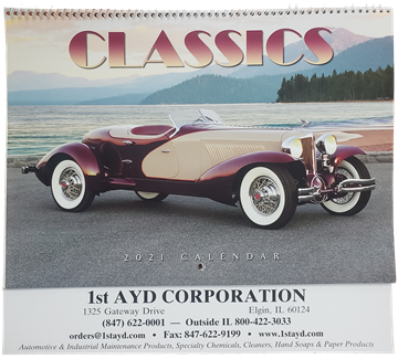 Picture of Antique Autos Calendar Year 2023