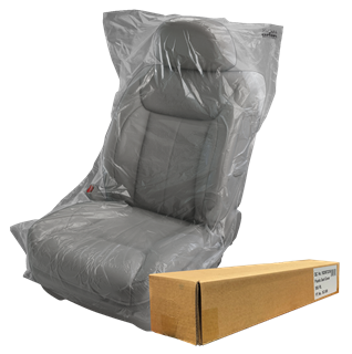 Picture of Disposable Plastic Seat Covers 500/roll