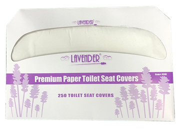 Picture of Premium Toilet Seat Covers 1/2 Fold 250/sleeve, 20 sleeves/case