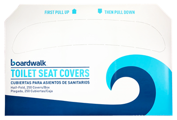 Picture of Toilet Seat Covers 1/2 Fold 250/sleeve, 20 sleeves/case