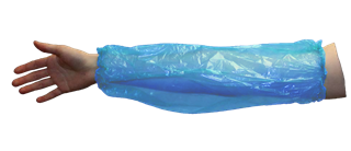 Picture of Polyethylene Disp. 18" Sleeves - Blue 1000/case