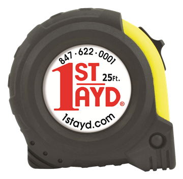 Picture of 25' X 1" Tape Measure w/ 1st Ayd Logo 24/cs