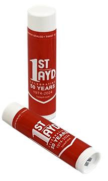 Picture of Lip Balm SPF30 Red w/White 1st Ayd 50th Anniversary Logo