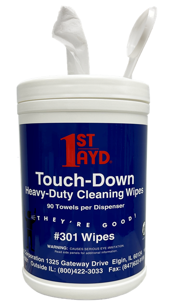 Picture of Touch Down Heavy-Duty Cleaning Wipes 6 x 90 sheets/case