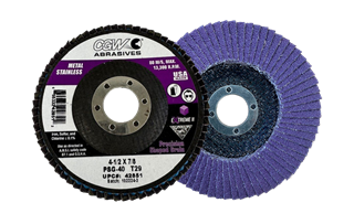 Picture of Xtreme Flap Disc 4.5"x 7/8 40 grit, T29  10/bx