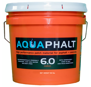 Picture of Aqualphalt 6.0 Asphalt & Concrete Patch 50# 3.5gal bucket Medium Grade