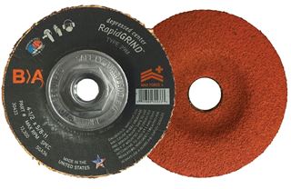 Picture of RapidGRIND Ceramic Hybrid Grinding Wheel Type 29M  4-1/2 x 5/8-11  10/box