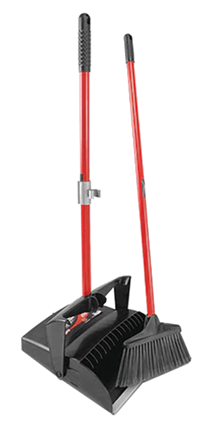 Picture of Lobby Broom and Dustpan Red 2 Sets/cs