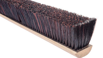 Picture of Heavy Duty Red & Black FlexSweepFloor Brush 24" 12/case