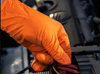 Picture of 7 mil Ignite Orange Nitrile Gloves PF- Multiple Options