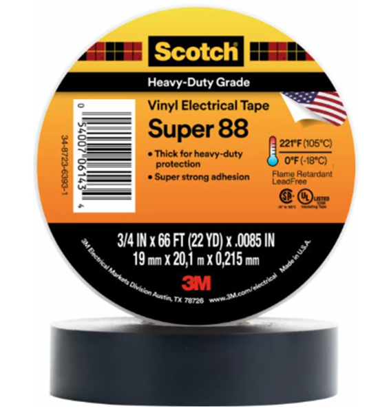 Picture of Scotch Super 88 ElectricalTape  1 1/2 in. x 44 ft.