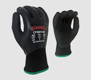Picture of Black Double Coated A2 Water Resistant Gloves   6 pr/pack 12 pk/cs