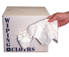 Picture of White MicroSpun Wipers   13"x13"  (Approx 125 Towels) 5 lbs/case