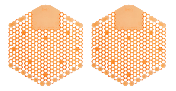 Picture of 3D Wave Urinal Screen Deodorizer, Mango 2/bag (5bgs/inner box, 30bags/cs)
