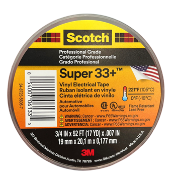Picture of Scotch Super 33 ElectricalTape  3/4 in. x 52 ft.