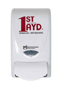 Picture of 1 Liter Foaming Soap Dispenser, White, 1st Ayd Imprint  15/case