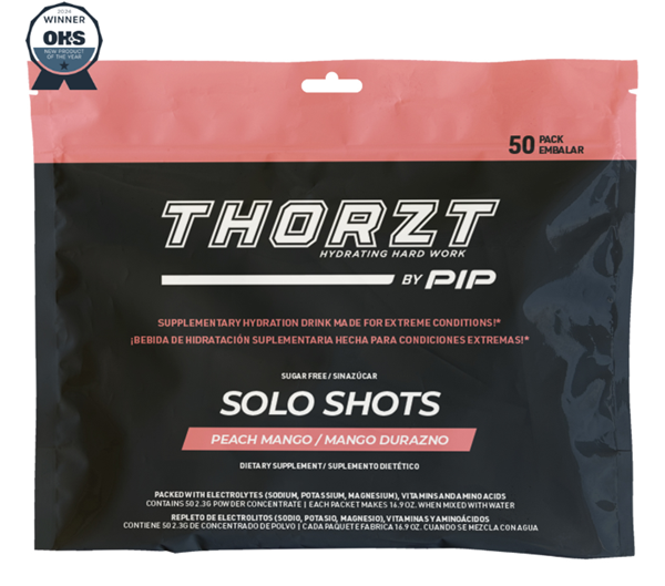 Picture of Sugar Free Electrolyte Solo Shots -Peach Mango 50/bg 10 bags/cs