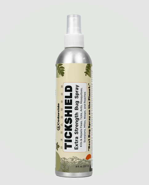 Picture of Cedarcide Tickshield Extra Strength 8 oz aerosol spray 20/cs (innerpack 4 pkg 5)
